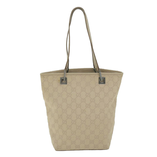 GUCCI GG Canvas Tote Bag Beige 31244 ep3172
