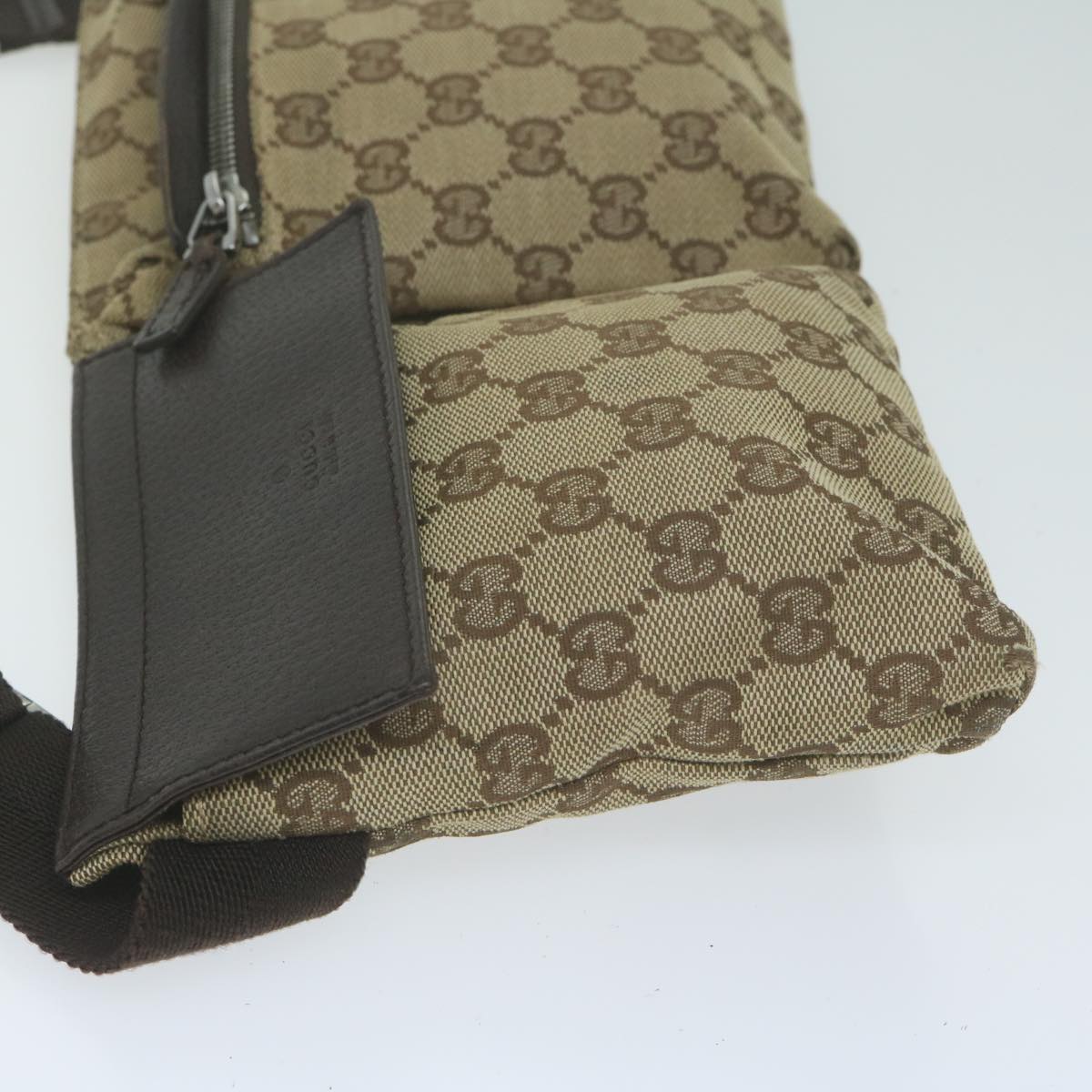 GUCCI GG Canvas Waist bag Beige 28566 ep3173