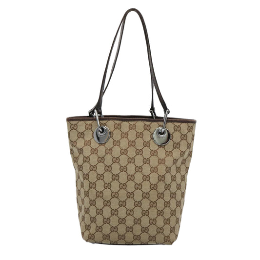 GUCCI GG Canvas Tote Bag Beige 120840 ep3190