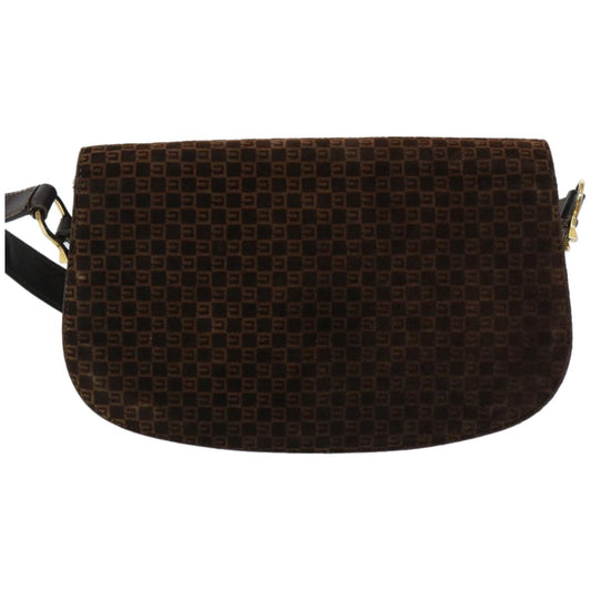 GUCCI Shoulder Bag Suede Brown ep3231