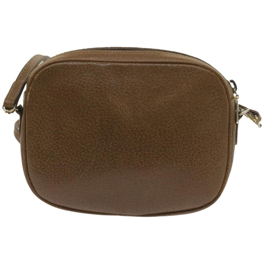 GUCCI Shoulder Bag Leather Brown ep3304