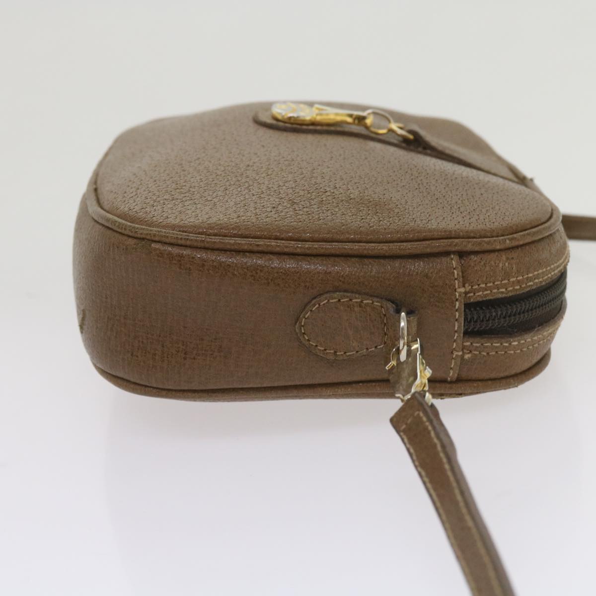 GUCCI Shoulder Bag Leather Brown ep3304
