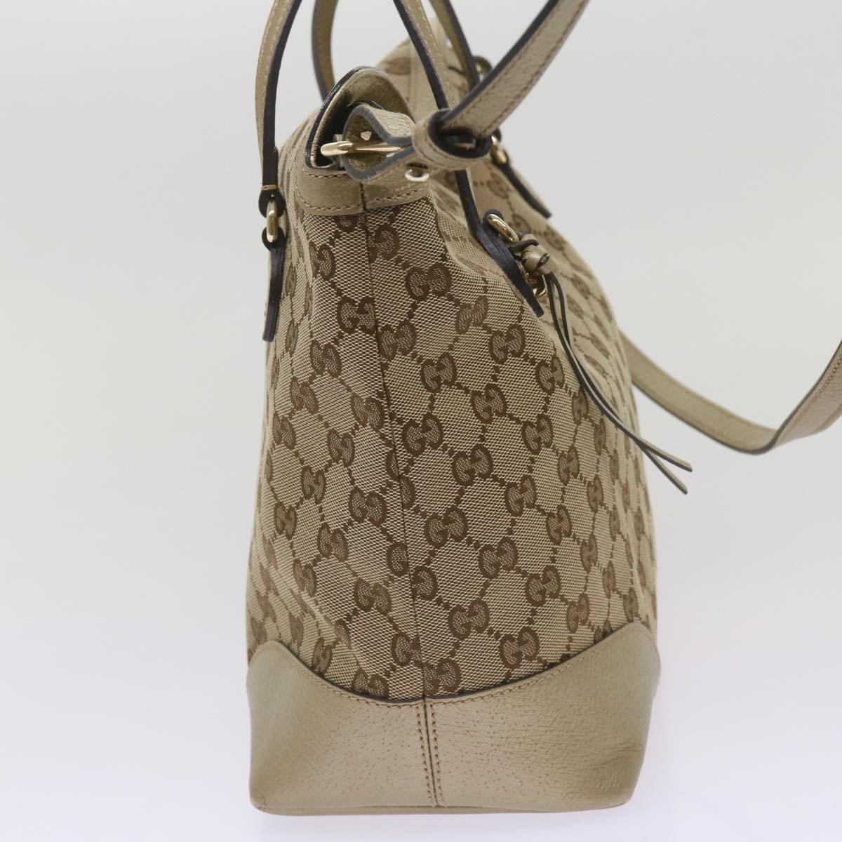 GUCCI GG Canvas Tote Bag 2way Beige 353120 ep3497