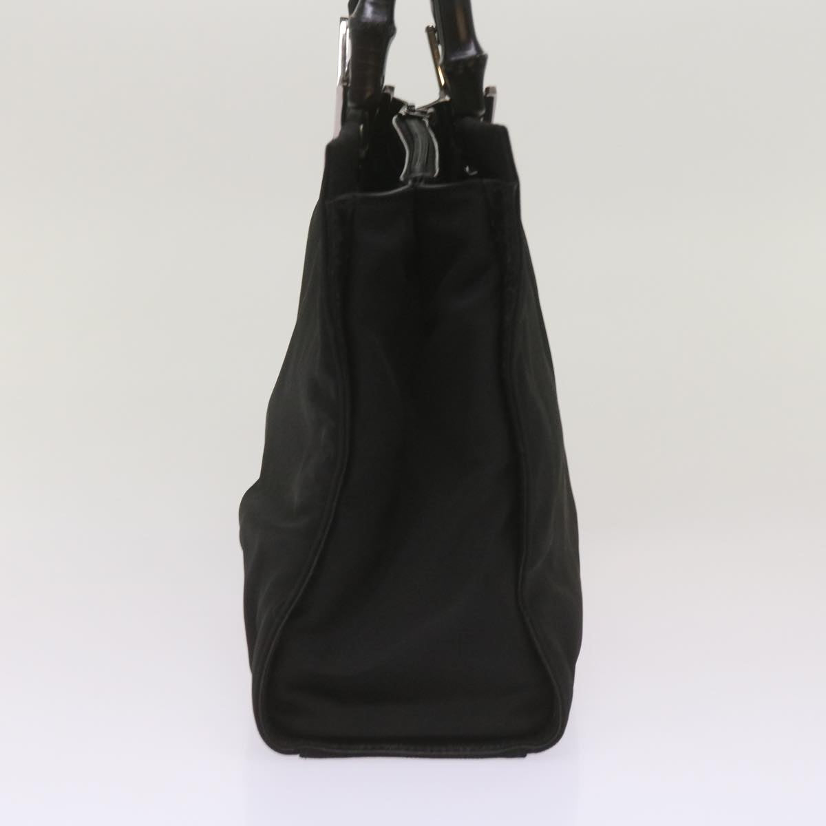 GUCCI Bamboo Hand Bag Canvas Black 002 1016 ep3520