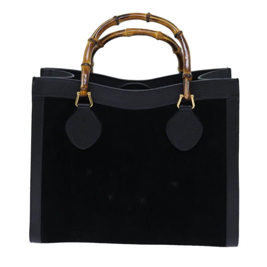 Luxury Gucci Trending 2025 Bamboo Hand Bag Suede Black ep4025