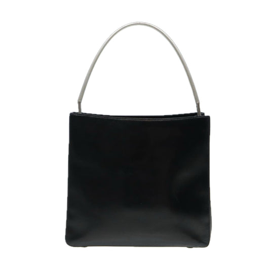 Luxury Prada Shoulder Bag Leather Black Silver ep5137
