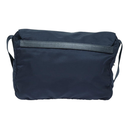 Luxury Prada Shoulder Bag Nylon Navy Silver ep5207
