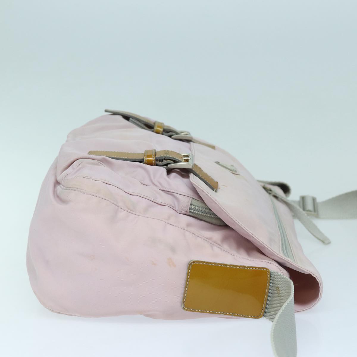 Luxury Prada Shoulder Bag Nylon Pink Silver ep5304
