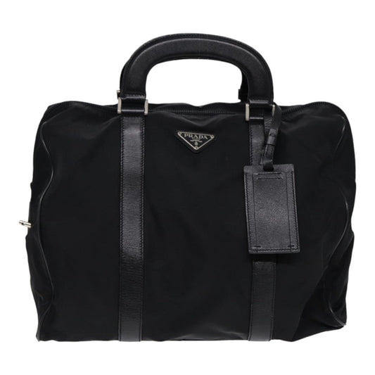 Luxury Prada Hand Bag Nylon Black Silver ep5341
