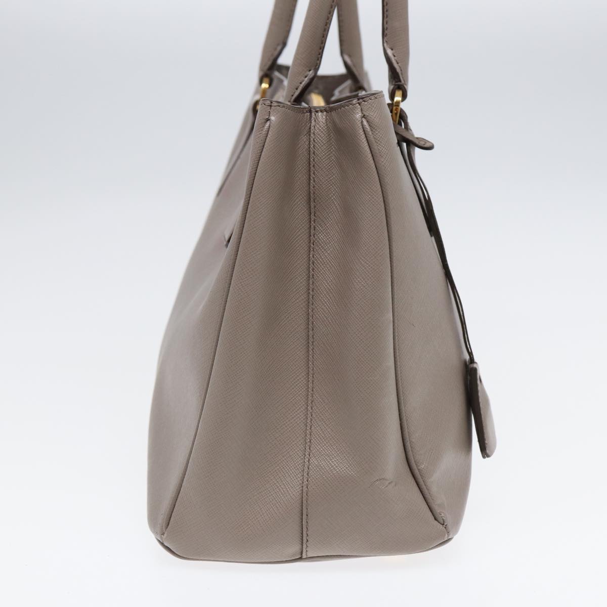 Luxury Prada Hand Bag Safiano leather Gray Gold ep5342