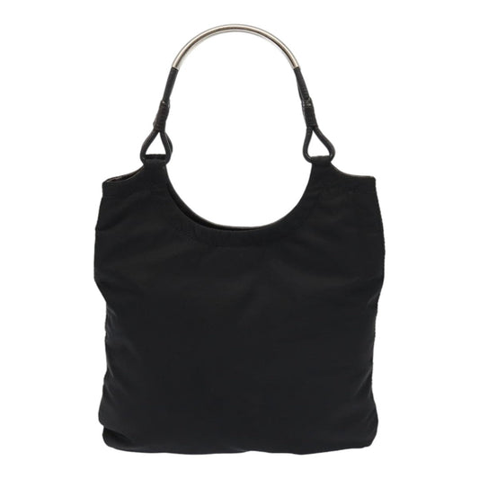 Luxury Prada Hand Bag Nylon Black Silver ep5386