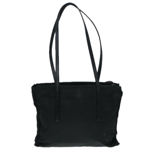 Luxury Prada Tote Bag Nylon Black Silver ep5423