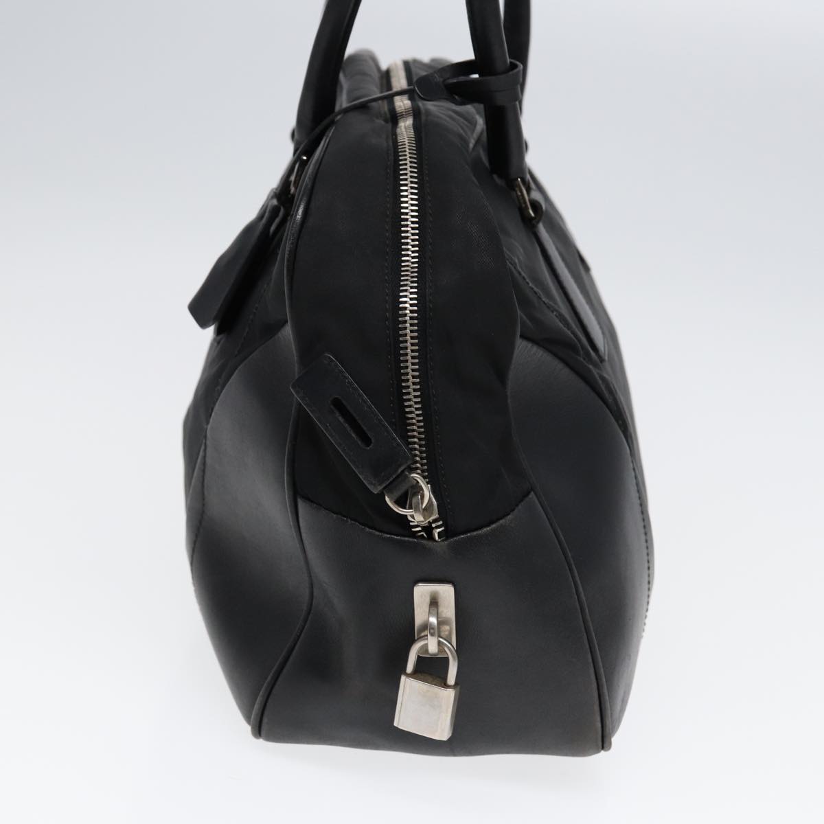 Luxury Prada Shoulder Bag Nylon Black Silver ep5432