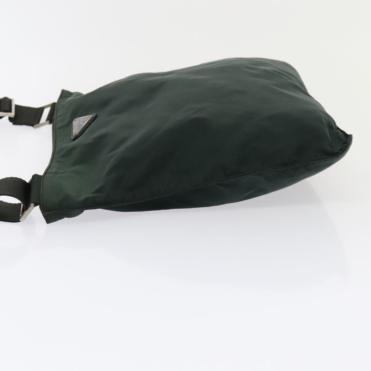 Luxury Prada Shoulder Bag Nylon Green Silver ep5529