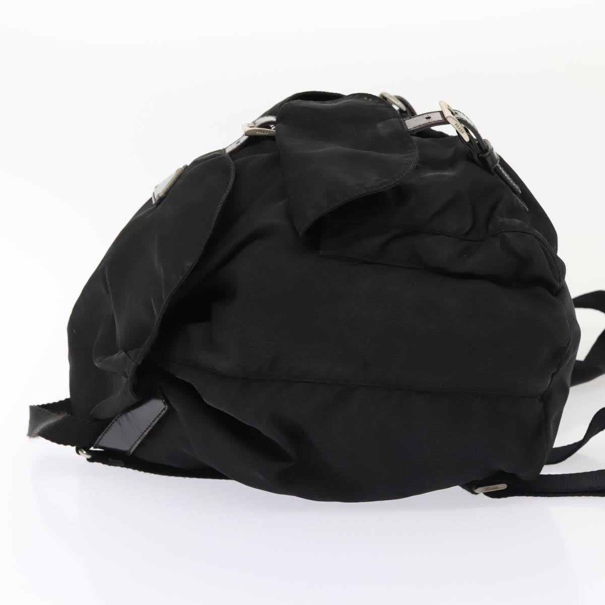 Luxury Prada Backpack Nylon Black Silver ep5539