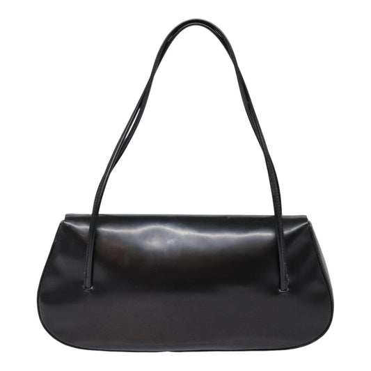 Luxury Prada Hand Bag Patent leather Black Silver ep5585