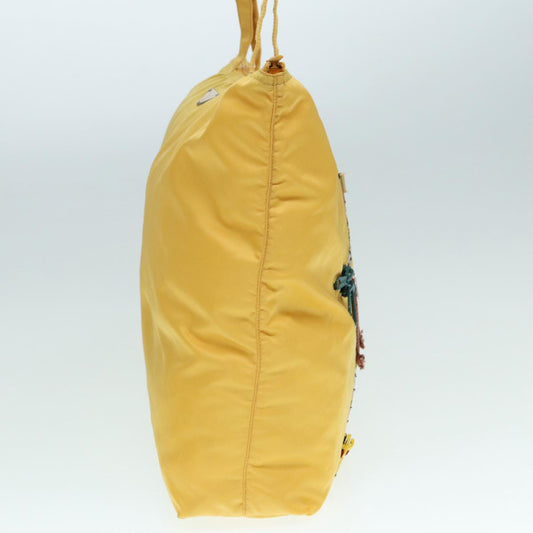 Luxury Prada Tote Bag Nylon Yellow ep5662