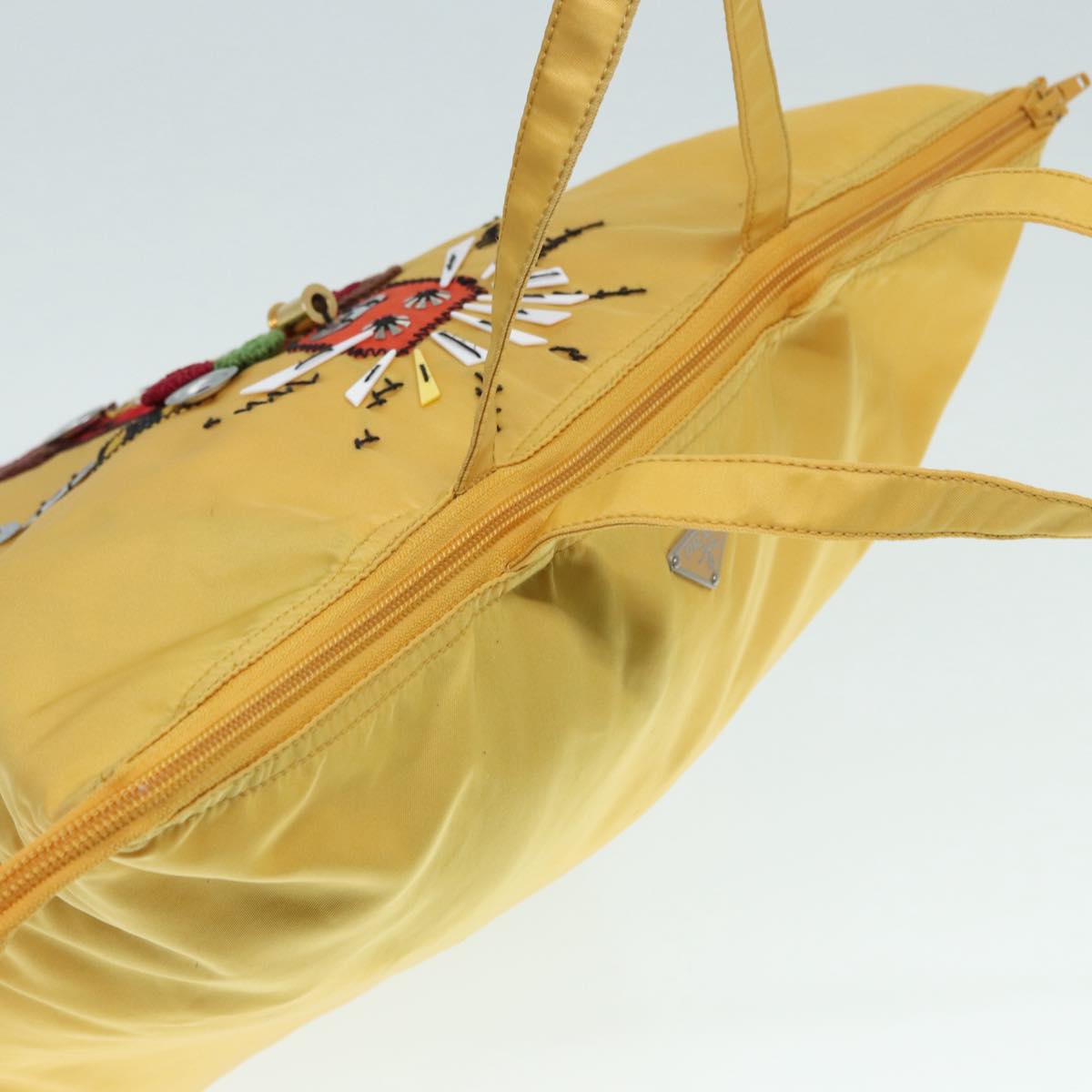 Luxury Prada Tote Bag Nylon Yellow ep5662