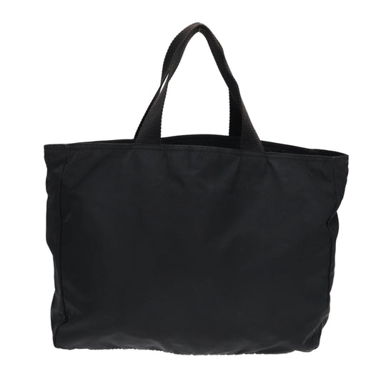 Luxury Prada Tote Bag Nylon Black Silver ep5692