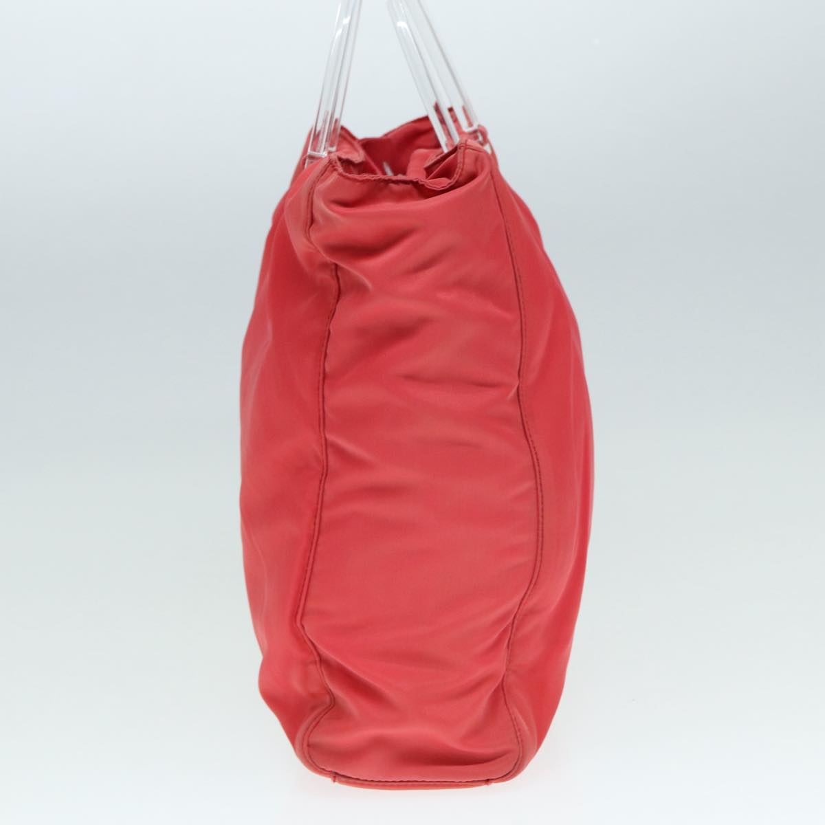 Luxury Prada Hand Bag Nylon Pink Silver ep5695