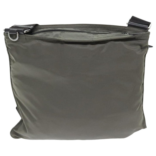 Luxury Prada Shoulder Bag Nylon Gray Silver ep5770