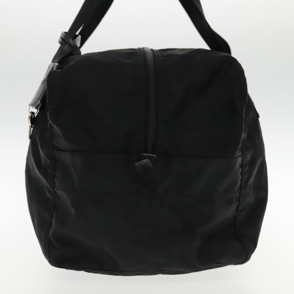 Luxury Prada Boston Bag Nylon Black Silver ep5957