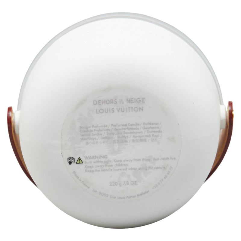 Louis Vuitton DEHORS IL NEIGE DUOUR IL NEIGE Aroma Candle White Ceramic LOUIS VUITTON