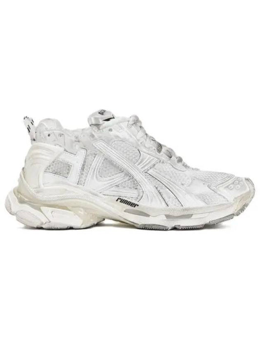Luxury Balenciaga Runner Low Top Sneakers White