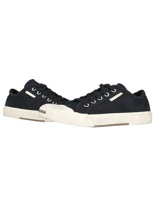 Luxury Balenciaga Paris Low Top Sneakers Black