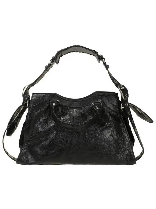 Luxury Balenciaga Neo Cagole City Tote Bag Black