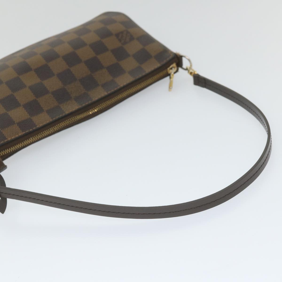Louis Vuitton Pochette Accessoire Canvas Clutch Bag ()