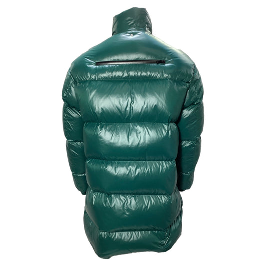 Luxury Bottega Veneta Puffer Coat in Green Polyamide
