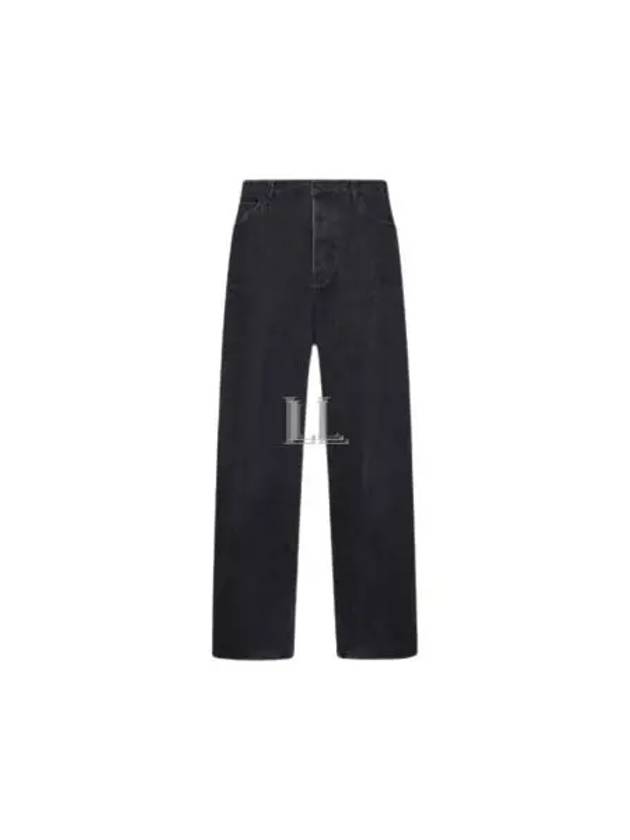 Luxury Balenciaga Washed Skiwear Jeans Grey