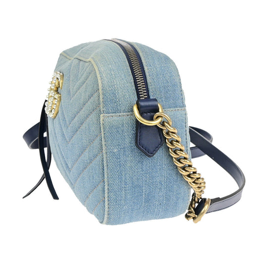 Luxury Gucci Trending 2025 Gg Marmont - Jeans Shoulder Bag ()