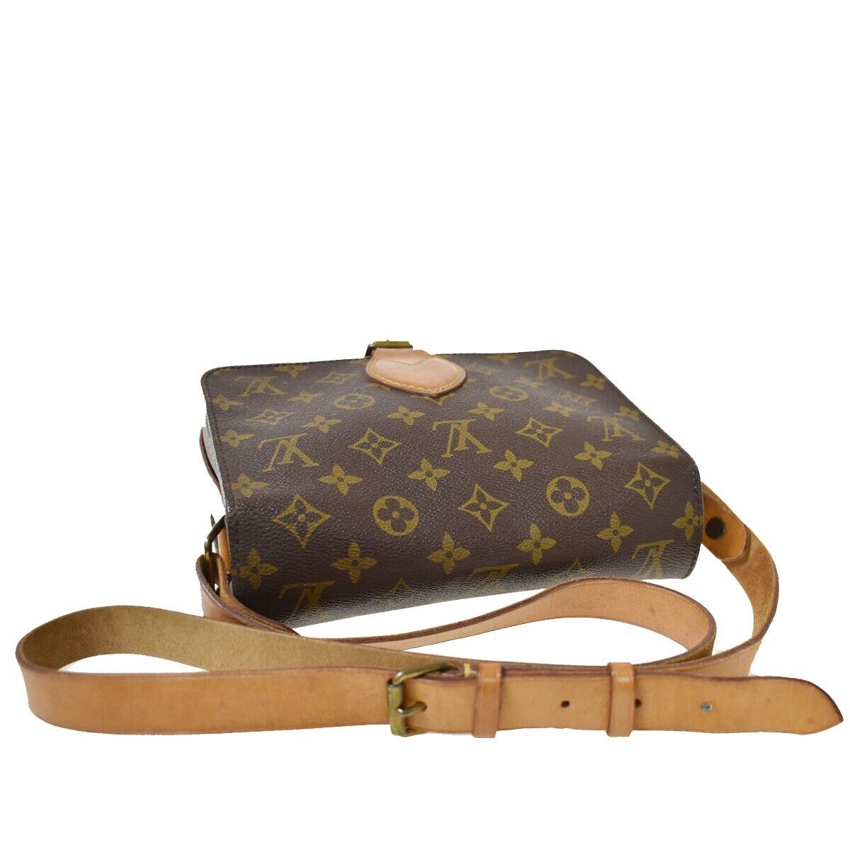 Louis Vuitton Cartouchiere Canvas Shoulder Bag ()