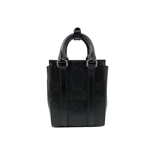 Luxury Gucci GG Perforated Mini Tote