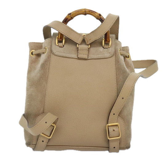 Luxury Gucci Trending 2025 Bamboo Suede Backpack Bag