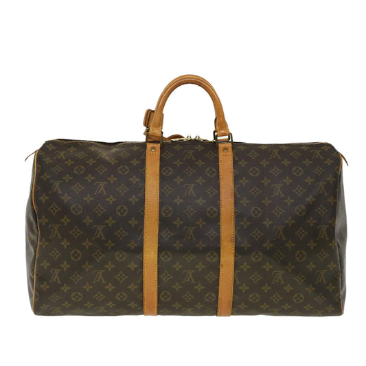 LOUIS VUITTON Monogram Keepall 50 Boston Bag M41426 LV fm1513