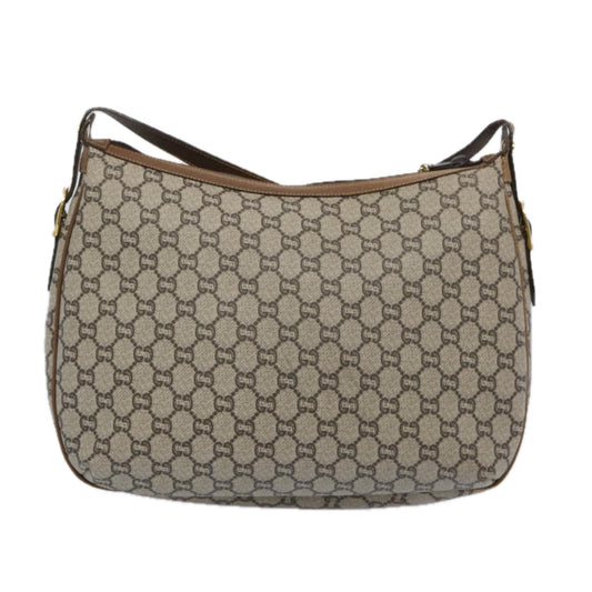 GUCCI GG Plus Supreme Shoulder Bag Beige fm3139