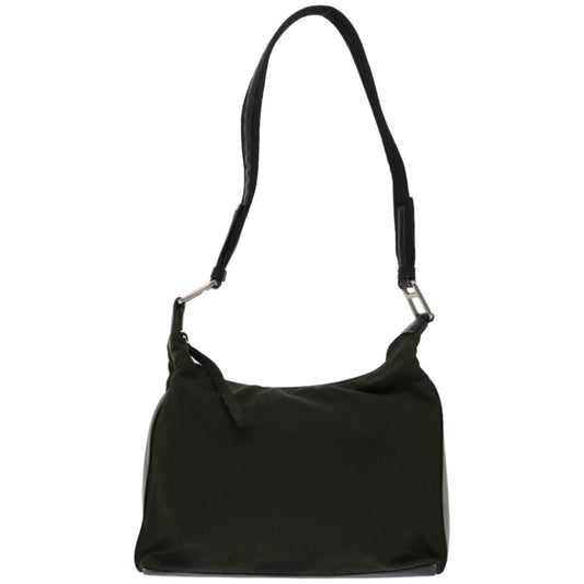 Luxury PradaShoulder Bag Nylon Khaki fm3207