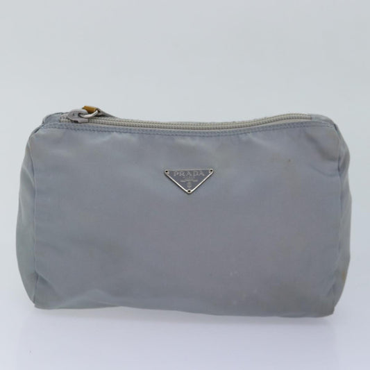 Luxury Prada Pouch Nylon 2Set Black Light Blue fm3747