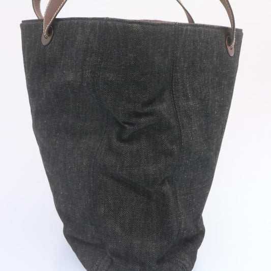 Luxury Chanel COCO Mark Tote Bag Canvas Black CC am1481gA