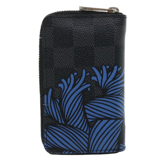 LOUIS VUITTON Graffit Christopher Nemes Zippy Coin Purse N41687 am2524gA