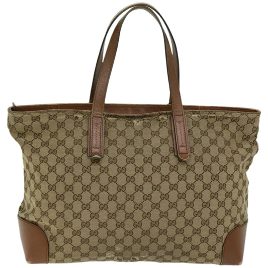 GUCCI GG Canvas Web Sherry Line Tote Bag Beige Red Green 308928 hk1105