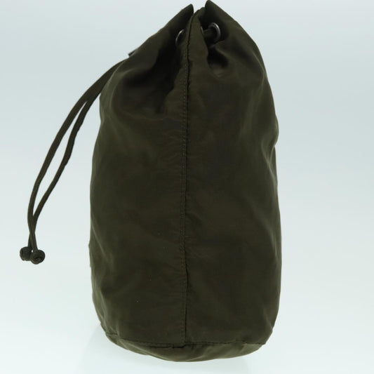 Luxury Prada Pouch Nylon Khaki hk1670