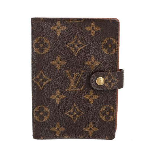 LOUIS VUITTON Monogram Agenda PM Day Planner Cover R20005 LV hk1841