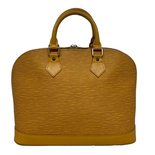LOUIS VUITTON Epi Alma Hand Bag Yellow M52149 LV hs1533