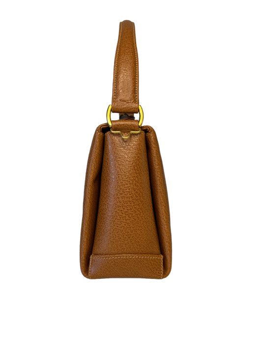 Luxury Gucci bamboo brown handbag
