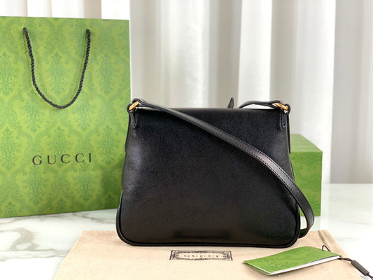 Luxury Gucci Small Messenger Bag With Double G