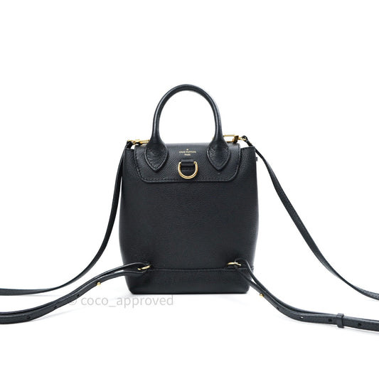 Louis Vuitton Lockme Mini Backpack Black Gold Hardware